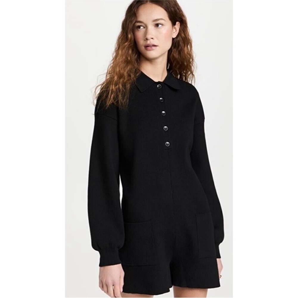 525 ribbed playsuit romper